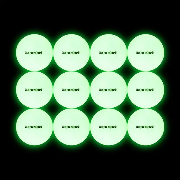 Glowing Beer Pong Balls