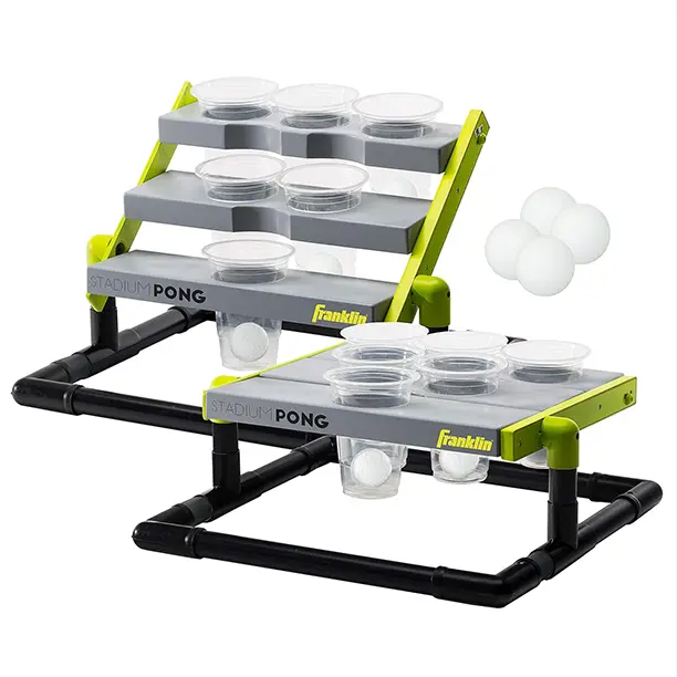 Multilevel Beer Pong Rack