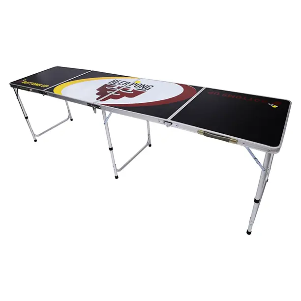 Portable Aluminum Tailgate Beer Pong Table