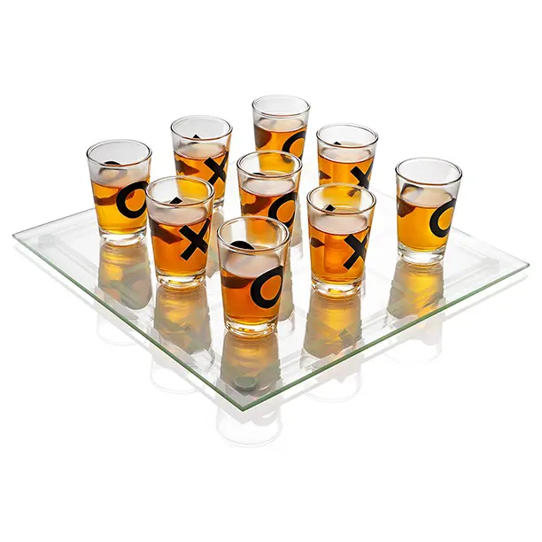 Shot Glass Tic Toe