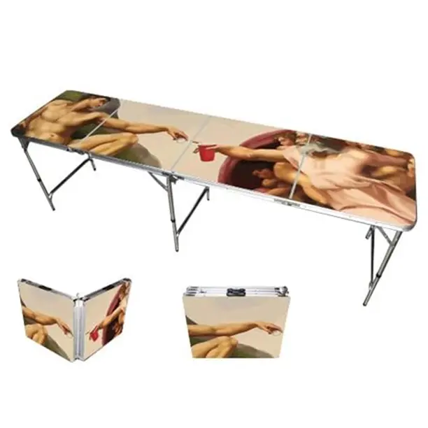 Sistine Chapel Beer Pong Table 8 Feet - Premium HD Design